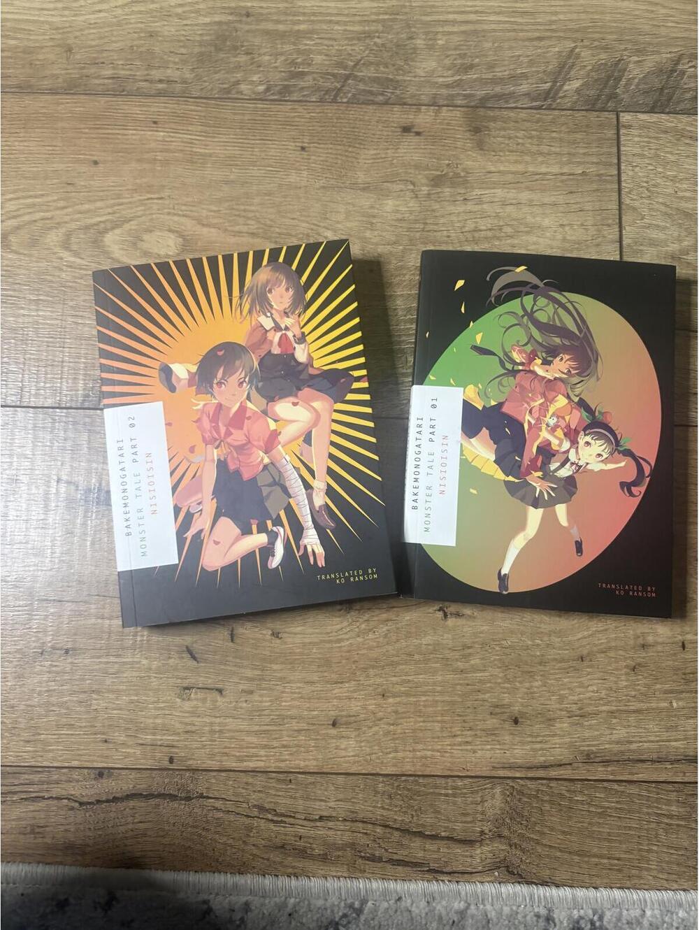 Bakemonogatari 01 & 02 Manga Set by Nisioisin